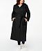 London Fog Plus Size Belted Maxi Trench Coat