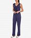 Ny Collection Asymmetrical-Ruffle Sleeveless Jumpsuit