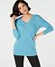 Charter Club Pure Cashmere Oversized V-Neck in Sweater in Regular & Petite Sizes, Created for Macy's