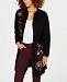 Style & Co Embroidered Sweater Duster Coat, Created for Macy's