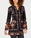 Style & Co Floral-Print Peasant Tunic Top, Created for Macy's