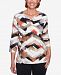 Alfred Dunner Classics Geo-Print Embellished Top