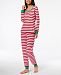 Matching Family Pajamas Women's Holiday Stripe Pajama Set, Created for Macy's