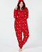 Matching Family Pajamas Plus Size Women's Elf Hooded Pajama Jumpsuit, Created For Macy's