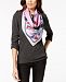 Vince Camuto Illustrated Floral Silk Square Bandana Scarf