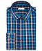 Bar Iii Men's Slim-Fit Stretch Easy-Care Double Multi Check Dress Shirt, Created For Macy's