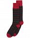AlfaTech by Alfani Men's Printed-Stripe Socks, Created for Macy's