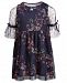 Epic Threads Little Girls Floral-Print Mesh Dress, Created for Macy's
