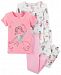 Carter's Baby Girls 4-Pc. Cotton Snug-Fit Ballerina Pajamas Set