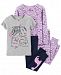 Carter's Baby Girls 4-Pc. Snug-Fit Cotton Dinosaur Pajamas Set