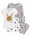Carter's Baby Girl 4-Pc. Space Bunny Snug-Fit Cotton Pajama Set