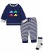 Little Me Baby Boys 2-Pc. Car Graphic Cotton Shirt & Joggers Set With Socks
