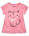 First Impressions Baby Girls Kitty Graphic Cotton T-Shirt, Created for Macy's