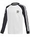 Adidas Big Boys 3-Stripe Raglan Cotton Shirt