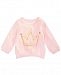 First Impressions Toddler Girls Crown Graphic Velour Shirt, Created for Macy's