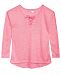 Epic Threads Big Girls Lace-Up Sweater-Knit Top, Created for Macy's