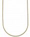 Giani Bernini Square Snake Chain 30" Necklace in 18k Gold-Plated Sterling Silver Vermeil, Created for Macy's