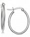 Giani Bernini Small Oval Hoop Earrings in Sterling Silver, Created for Macy's