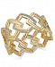 I. n. c. Gold-Tone Pave Link Stretch Bracelet, Created for Macy's