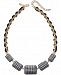I. n. c. Gold-Tone Tweed Link Cord Statement Necklace, 18-1/2" + 3" extender, Created for Macy's