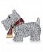 Holiday Lane Silver-Tone Pave & Epoxy Scotty Pin, Created for Macy's