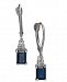 Sapphire (1-1/3 ct. t. w. ) & Diamond Accent Drop Earrings in 14k White Gold