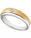 Men's Diamond Two-Tone Ring (1/6 ct. t. w. ) in 10k Gold & White Gold