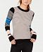 Freshman Juniors' Multi-Striped Pullover Sweater