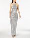Adrianna Papell Petite Sequin Cutaway Gown