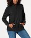 Karen Scott Petite Half-Zip Pullover Top, Created for Macy's