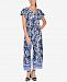 Ny Collection Petite Mixed-Print Jumpsuit