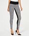 I. n. c. Petite Houndstooth Front Ponte Back Leggings, Created for Macy's