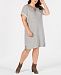 Style & Co Plus Size Lace-Up Swing Dress, Created for Macy's