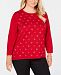 Alfred Dunner Plus Size Classics Embellished Sweater