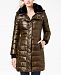 French Connection Faux-Fur-Collar Puffer Coat