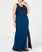 Adrianna Papell Plus-Size Sleeveless Beaded Gown