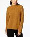 Eileen Fisher Organic Cotton Metallic Mock-Neck Sweater