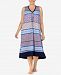 Ellen Tracy Plus Size Printed Long Nightgown