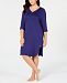 Sesoire Plus Size V-Neckline Terry-Knit Nightgown
