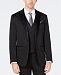 Tallia Men's Slim-Fit Tonal Black Bird Pattern Suit Jacket