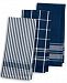 Martha Stewart Collection 3-Pc. Jacquard Striped Cotton Kitchen Towels, Created for Macy's