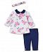 Little Me Baby Girls Floral Tunic Set with Headband