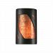 CER-5335-RRST-GU24-DBAL - Justice Design - Large Lantern Open Top and Bottom ADA Sconce Real Rust Finish (Smooth Faux)Smooth Faux - Ceramic