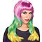 Tri Color Mardi Gras Wig