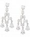 Giani Bernini Cubic Zirconia Chandelier Drop Earrings in Sterling Silver, Created for Macy's