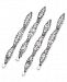 I. n. c. Silver-Tone 4-Pc. Set Crystal Bobby Pins, Created for Macy's