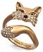 kate spade new york Gold-Tone Pave Fox Ring