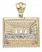 Two-Tone The Last Supper Pendant in 14k Gold & White Gold