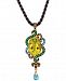 Le Vian Multi-Gemstone Silk Cord 18" Pendant Necklace (11-3/8 ct. t. w. ) in 14k Rose Gold