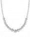 Diamond Bezel-Set Halo Statement Necklace (1-7/8 ct. t. w. ) in 14k White Gold